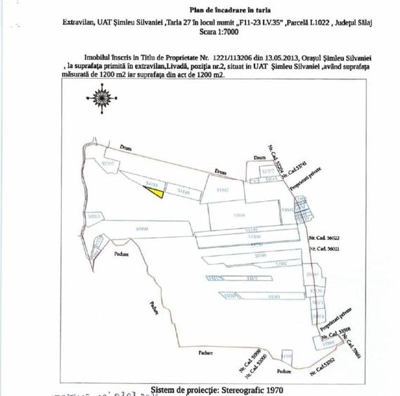 Vand livadă mere,5800 mp teren extravilan , Simleu Silvaniei - 2