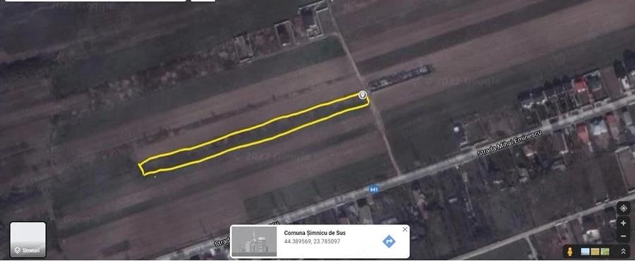 Teren de 12775 mp, în Brâncoveanu