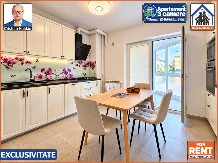 Apartament cu 3 camere decomandat în Unirii