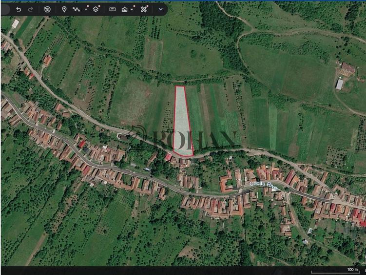 Teren agricol extravilan de 4000 mp, în Cricău