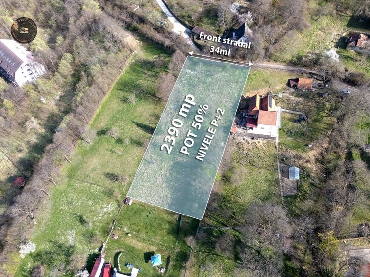 Teren Construcții intravilan de 2390 mp, în Schei