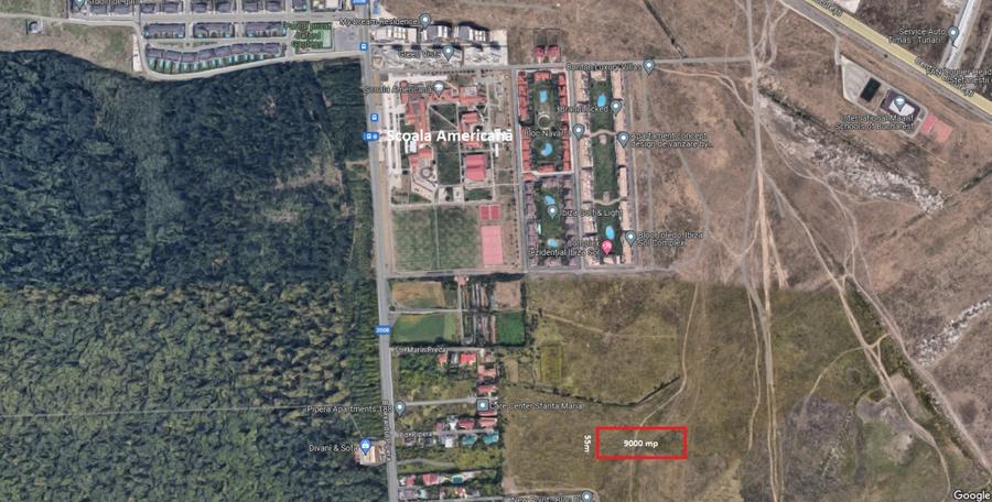 Teren Construcții intravilan de 9000 mp, în Central