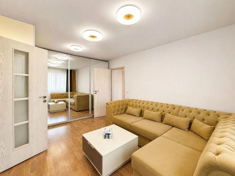 Apartament cu 2 camere semidecomandat, mobilat în Ștefan cel Mare