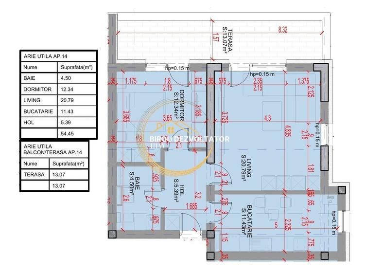 Apartament cu 2 camere decomandat în Theodor Pallady