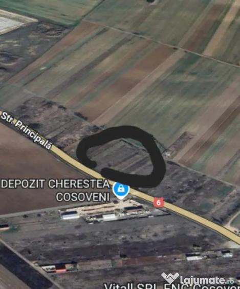 Teren de 1000 mp, în Coșoveni