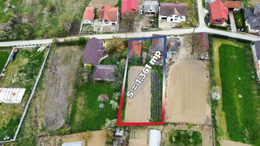 Casă cu 3 camere cu Teren 1361 Mp în Gârdani