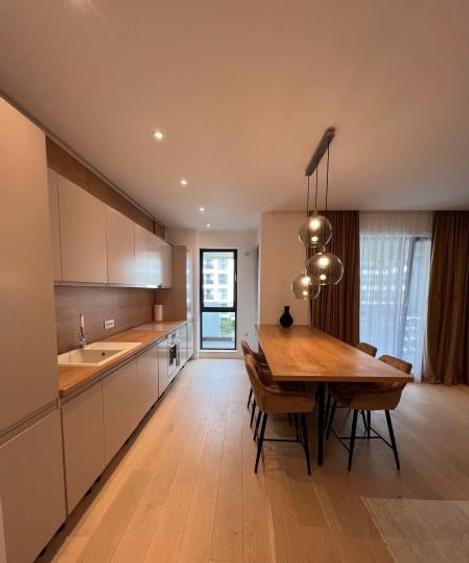 Apartament cu 2 camere semidecomandat, mobilat în Pipera