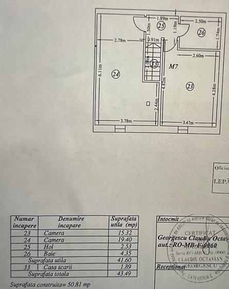 Apartament cu 3 camere decomandat în Brâncoveanu