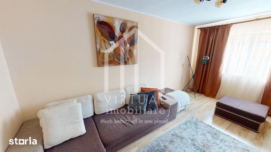 Apartament cu 3 camere, mobilat în Vasile Aaron
