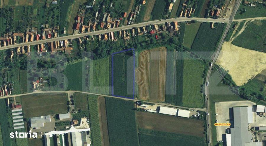 Teren de 9830 mp, în Galda de Jos