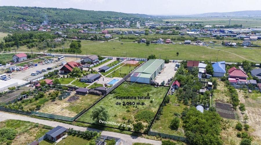 Teren agricol extravilan de 2060 mp, în Muntenii de Jos