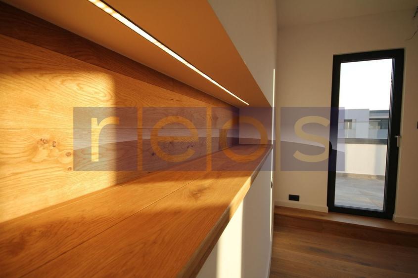 Penthouse cu 3 camere semidecomandat, mobilat în Băneasa