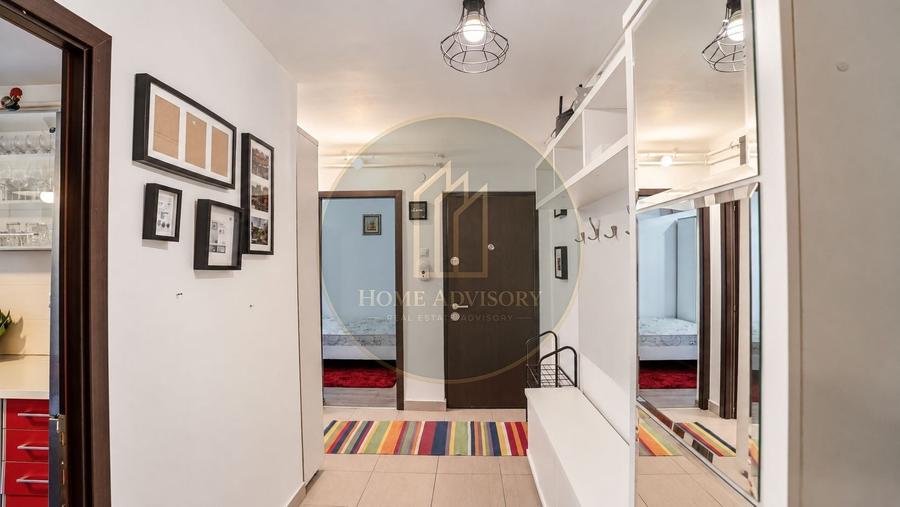 Apartament cu 2 camere decomandat, mobilat în Tractorul