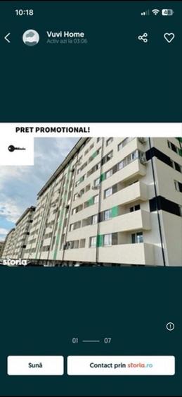 Apartament cu 2 camere decomandat în Chiajna