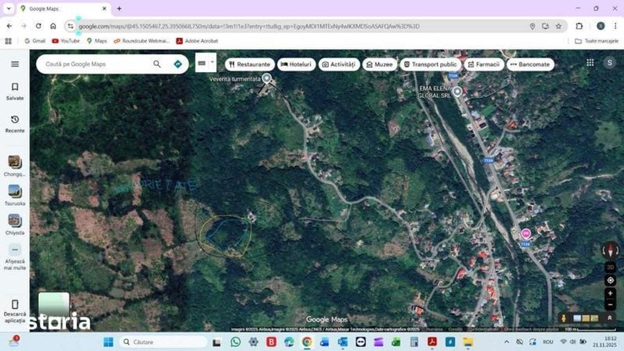 Teren de 3655 mp, în Central