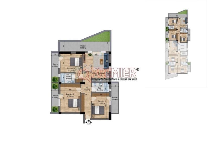 4 camere si terasa - Brancoveanu - Oraselul Copiilor - 4