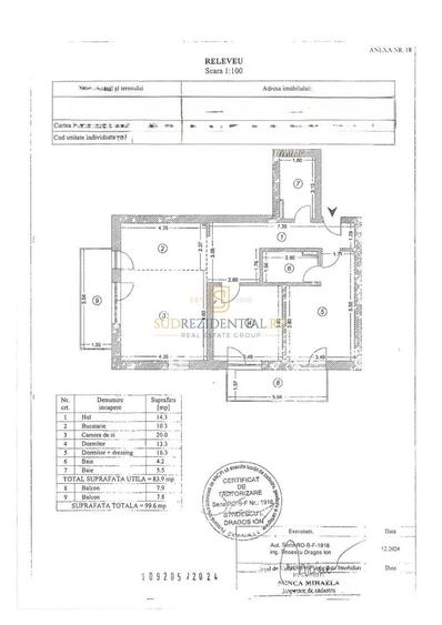 Apartament Premium 3 Camere zona Eroii Revoluției 99,6 mp - 6