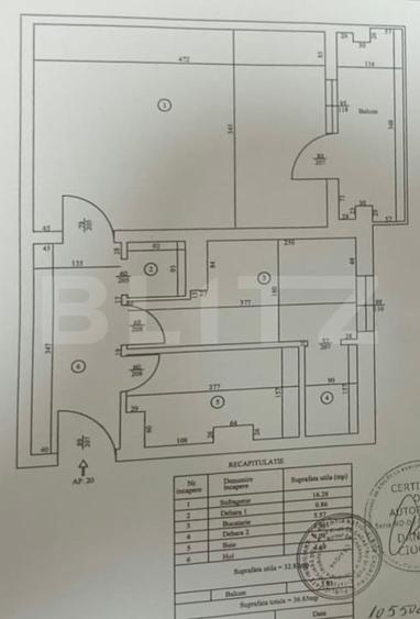 Garsonieră decomandată, mobilată în Valea Rosie