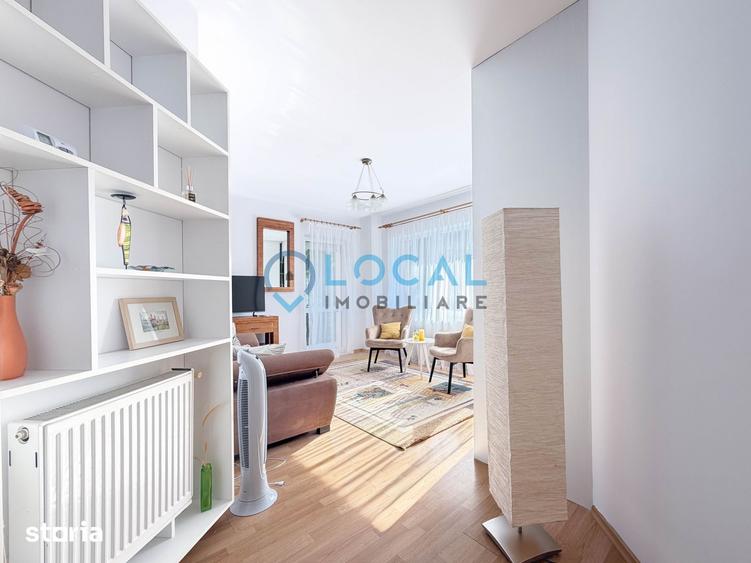 Apartament cu 2 camere semidecomandat, mobilat în Plopilor
