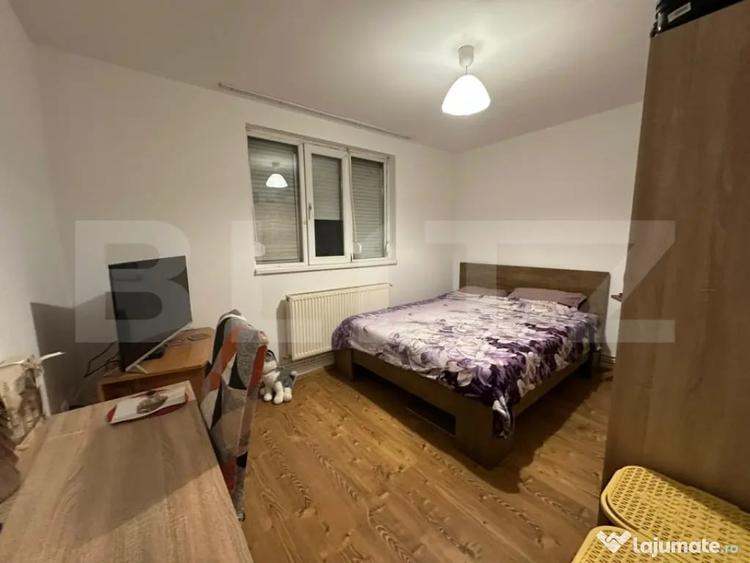 Apartament cu 3 camere semidecomandat, mobilat în Rovine