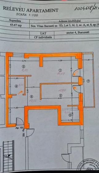 Apartament cu 2 camere decomandat, mobilat în Vitan-Bârzești