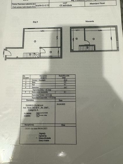 Apartament cu 2 camere decomandat în Eremia