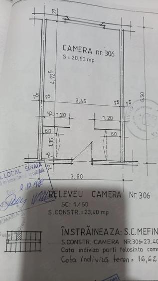 Garsonieră nedecomandată în Central