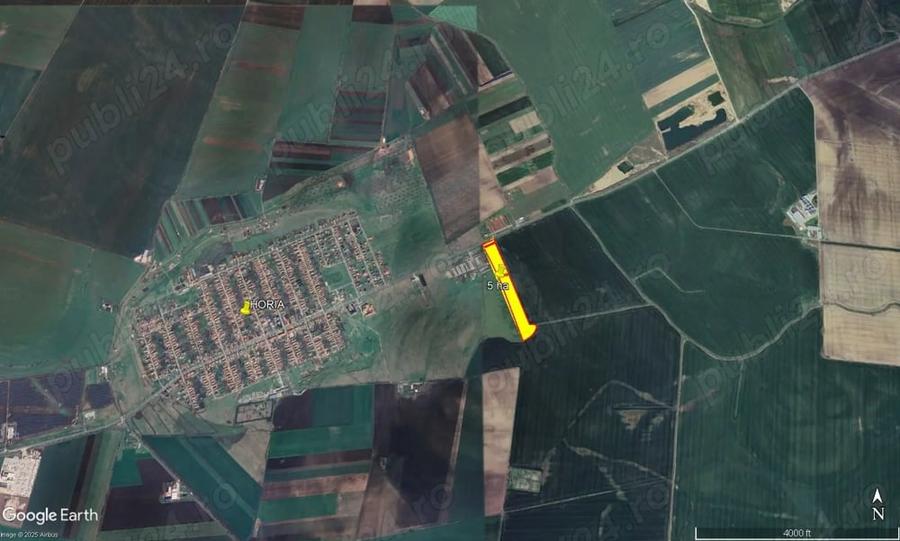 Teren de 50000 mp, în Horia
