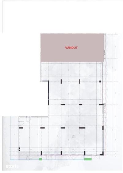 Spațiu comercial, de 382 mp, în Buziașului