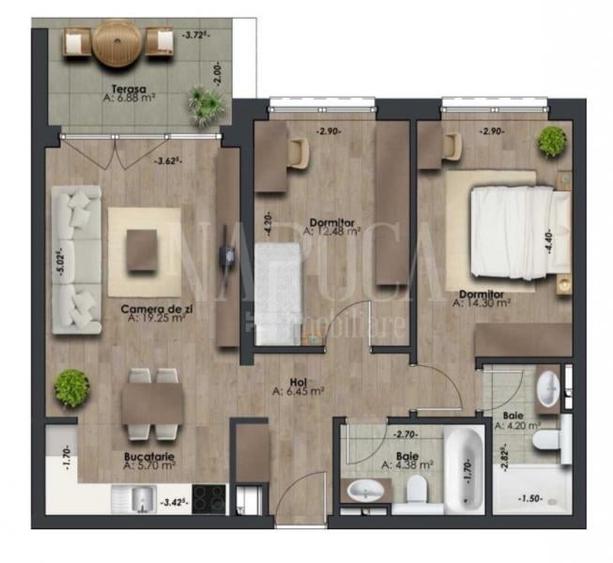 Apartament 3 camere de vanzare in Marasti, Cluj Napoca - 8