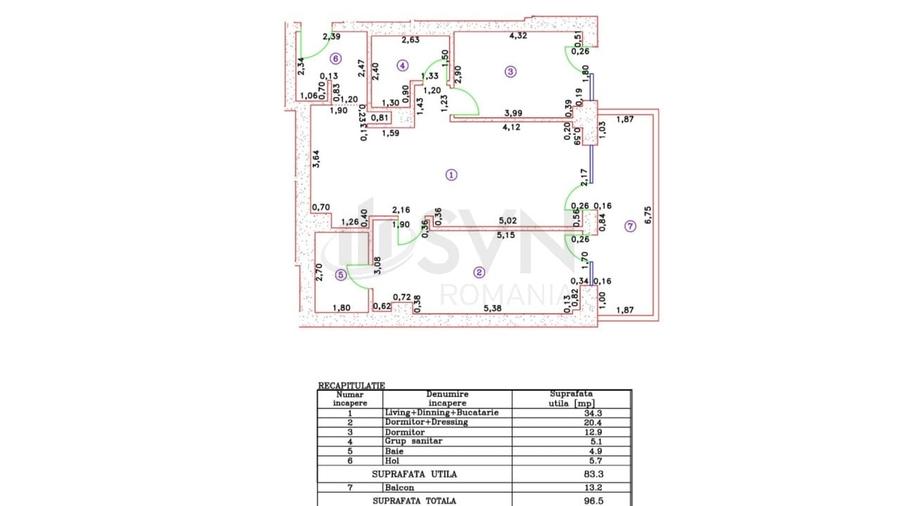 REA1026039 Cortina 126 I Apartament 3 camere I Finisaje premium - 10