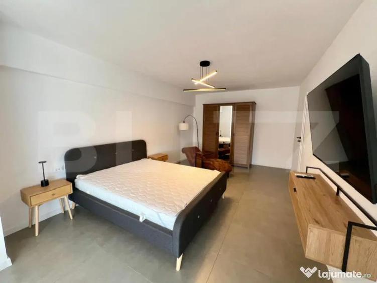 Garsoniera bloc nou, 55 mp, etajul 5, centrala proprie, zona - 7