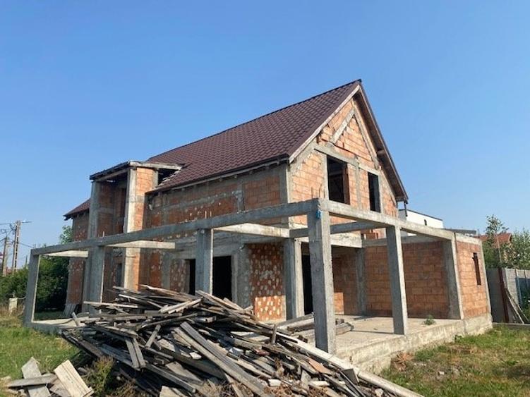 Vila noua 5 camere p+m caramida, central mosnita - 2