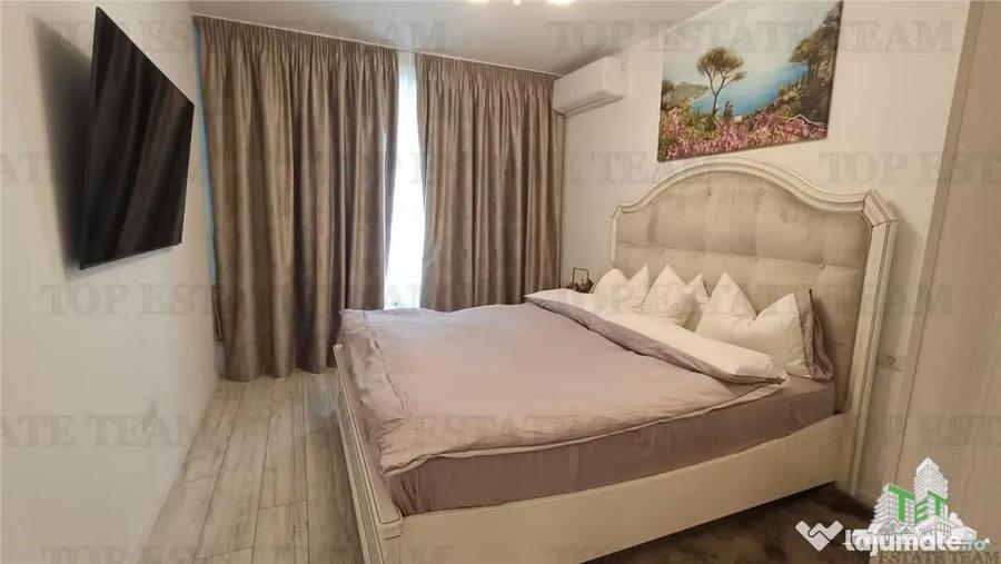 Apartament cu 2 camere semidecomandat, mobilat în Central