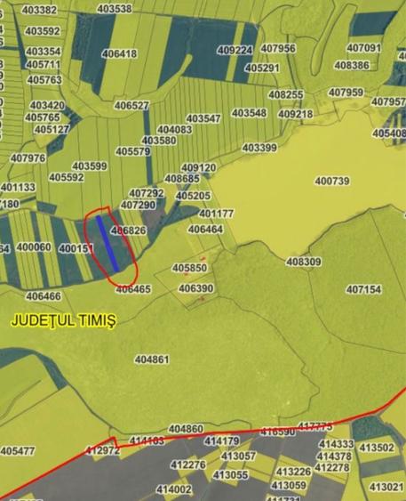 Teren extravilan de vanzare in localitatea Ianova-COMISION 0 - 1