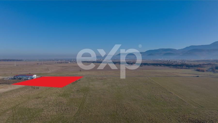 Teren 11.600 mp – Rasnov, zona Tabara, 230 m de DN 73 - 2