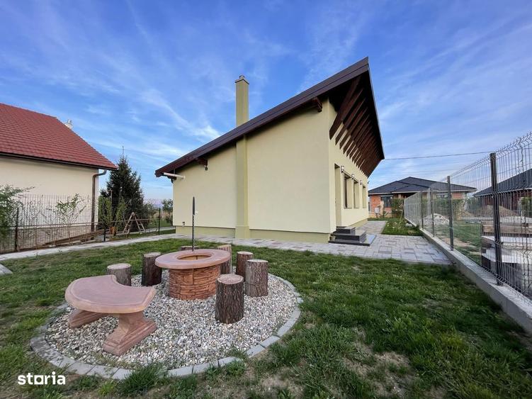 Casa noua la cheie 3 camere + teren , zona intrare Vetis - 4