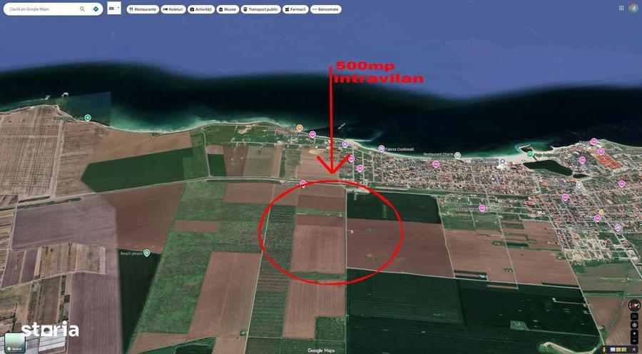 Teren Costinesti 500mp zona Nibiru - Beach Please intravilan - 1