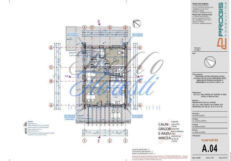 Casa 120 mp semifinisata P+1, zona centrala Chinteni - 3
