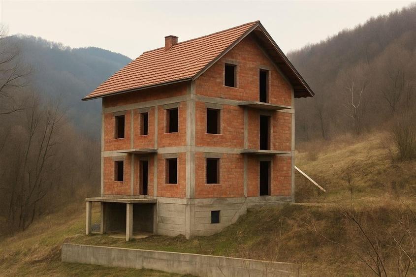 Casa P+1+M | teren 1581mp | sat Podu Dambovitei - Dambovicioara - 1