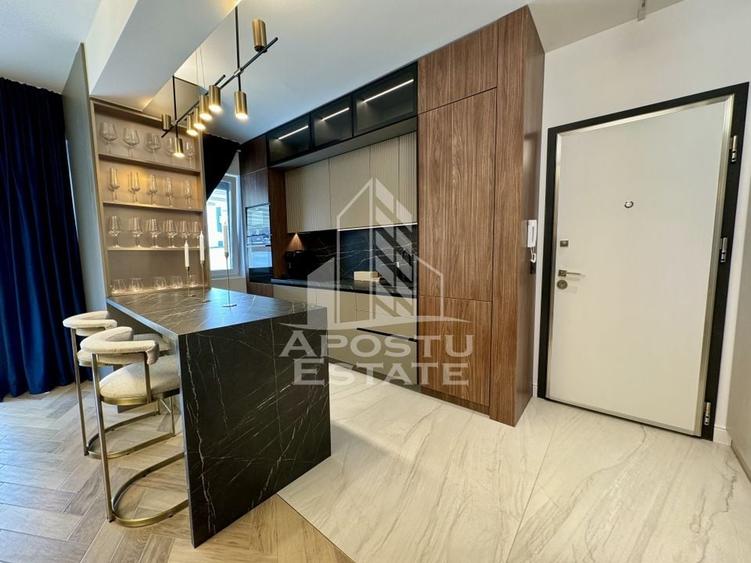 Apartament de lux cu 2 camere si gradina de 240 mp, complet mobilat. - 8