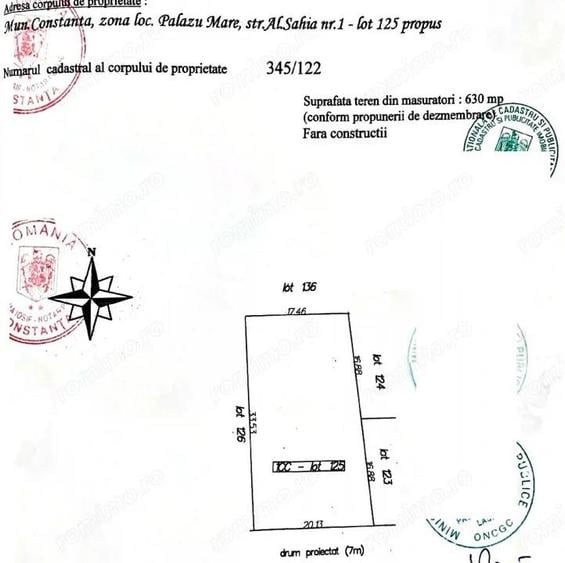 Teren intravilan - 630 mp cu deschidere de 20 ml - 6