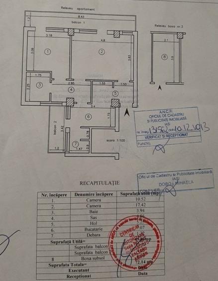 Apartament cu 2 camere, decomandat, zona Palas - 6