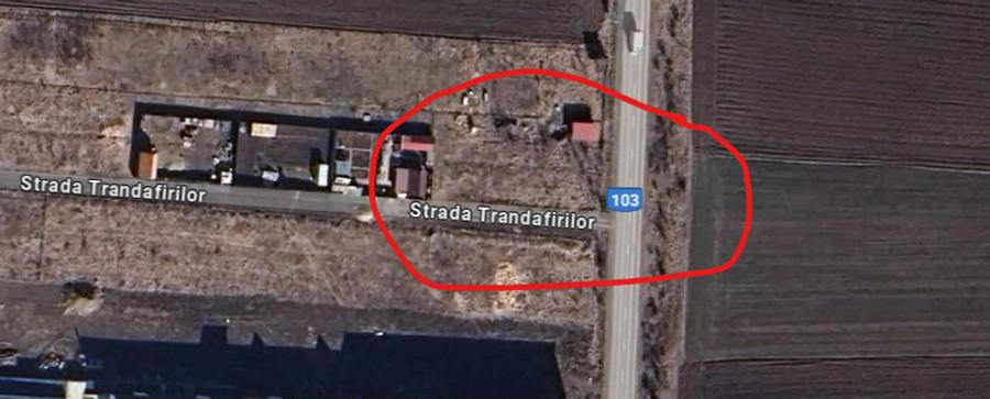 Teren Sanpetru intravilan acces din DJ - 1