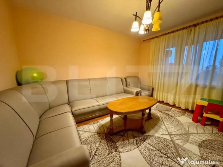 Apartament 2 camere, decomandat, 51.5 mp, mobilat Zona C - 9