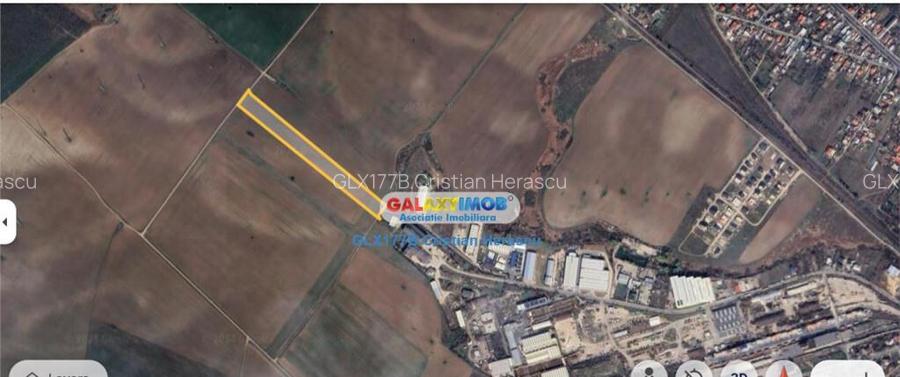 Teren industrial 23 euro/mp Chitila Oxigenului 19 914 mp des
