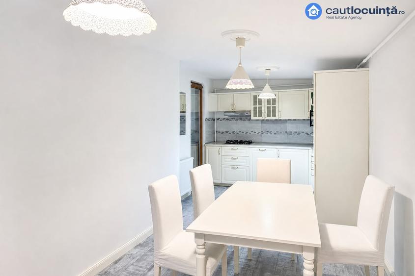 Apartament cu 3 camere decomandat, mobilat în Aviației
