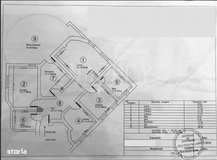 Apartament spațios cu terasă de 40 mp în vilă modernă Buna Ziua - 16