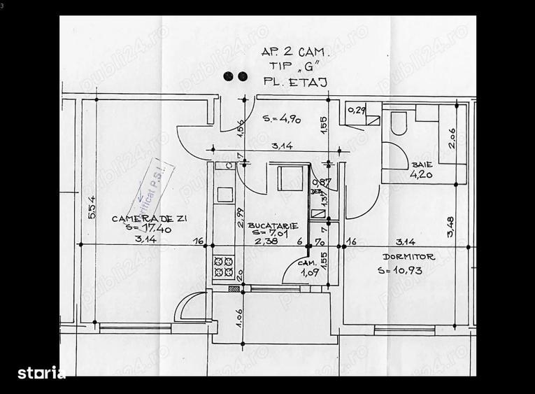 Apartament 2 camere Obor Stefan cel Mare - 1