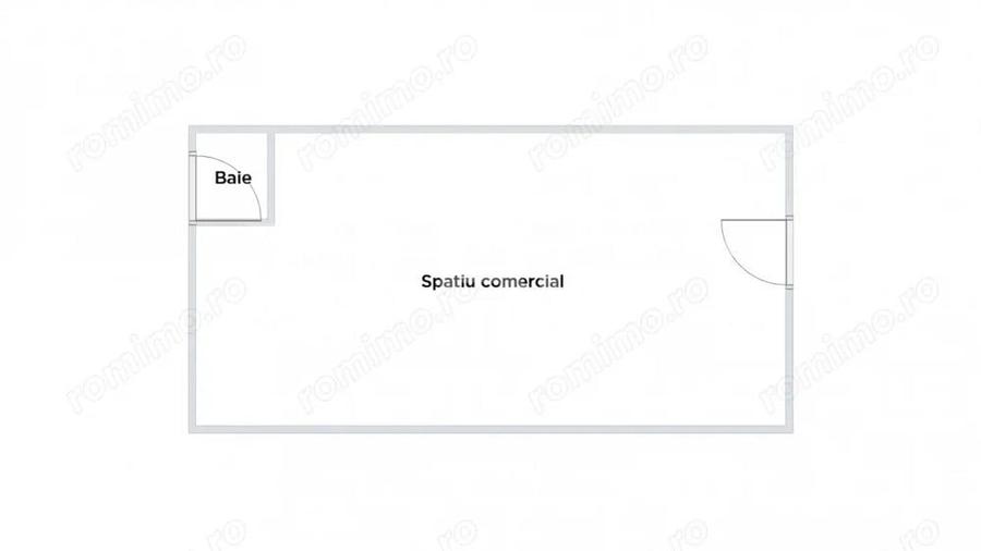 Spatiu comercial de vanzare 94 mpu open-space zona Turnisor Sibiu